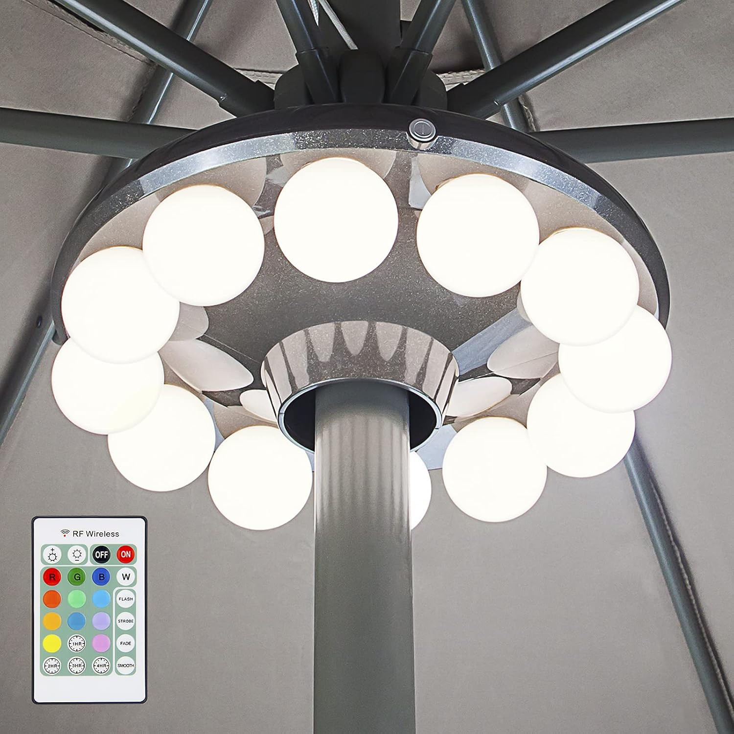 Lampada LED Ombrellone e Tenda | Portatile a Batterie | Outdoor