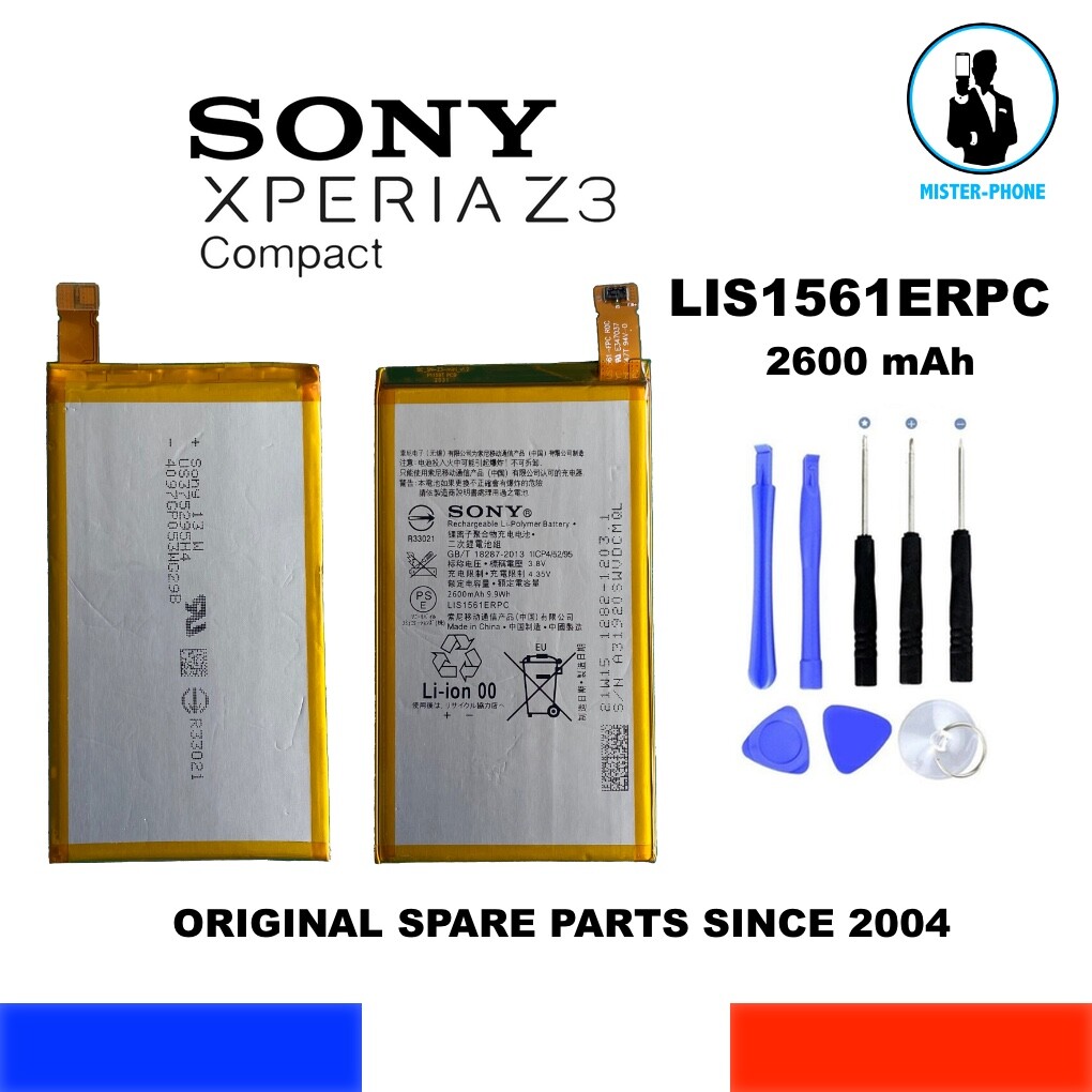 Batterie LIS1561ERPC 2600mAh stable pour Sony Z3 Compact