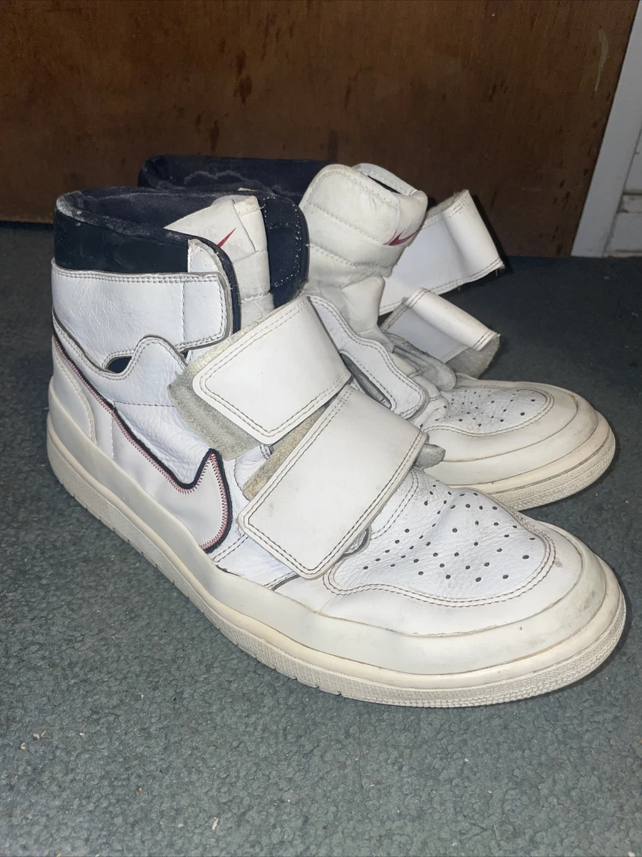 Used Nike Air Jordan 1 Retro High Double Strap “White” (AQ7924-101) Size 14