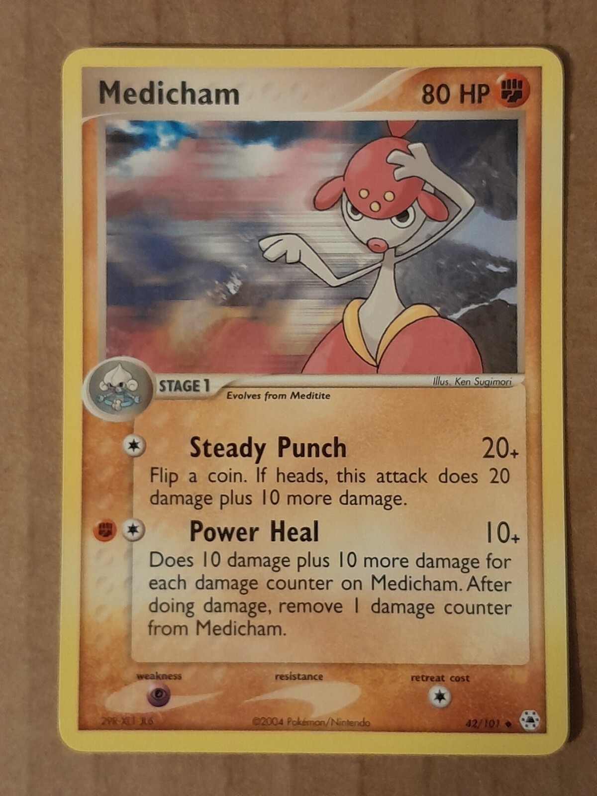Pokemon Medicham 42/101 Hidden Legends NM-MT See Pictures