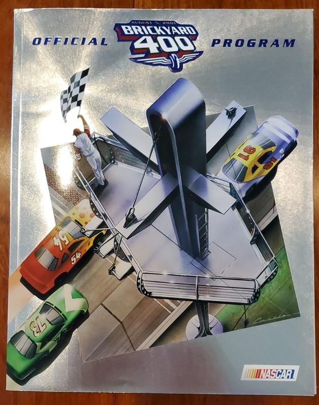 VINTAGE 2001 BRICKYARD 400 OFFICIAL PROGRAM: NASCAR, INDIANAPOLIS MOTOR SPEEDWAY