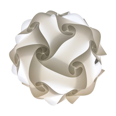 Bzwoyk 30 PCS Modern IQ Puzzle Jigsaw Light Lamp Shade Ceiling Lampshade 25-40cm