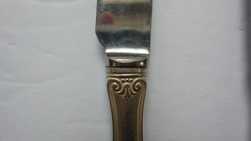 Set/4 WEB English Sterling Silver Handled 9 5/8" Steak Knives - Picture 8 of 8