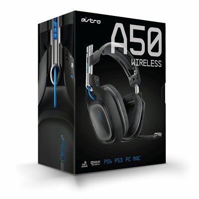 ASTRO A50 Wireless Gaming Headset & Mixamp Tx für PS4, PS3, XBOX