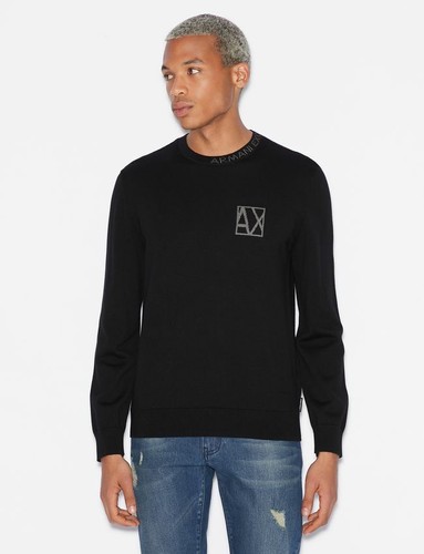 MAGLIA MAGLIONE UOMO ARMANI EXCHANGE 6GZM2P ZMP8Z 1200 COTONE ORIGINAL AI  NEW | eBay