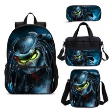 Aliens Vs Predator Kids School Backpack Insul...