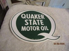 Vintage Quaker State Motor Oil DE-201  Vinyl OEM Decal NOS 9" x 8" 1970s USA