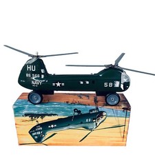 US Navy HU Tin Helicopter - B S Made in West Germany 1960's
