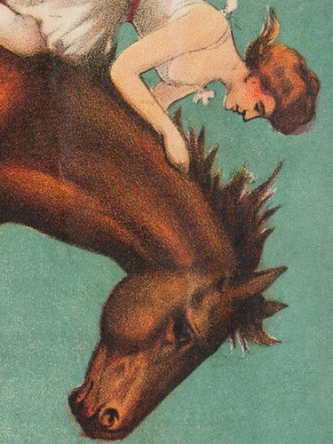 1920s “The Great Carver Show” Atlantic City Steel Pier Horse Diving Poster 20x28 - Picture 2 of 3