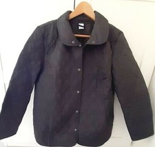 Freemans Ladies Dark Grey Padded Quilted Jacket Coat Size 18 Brand New