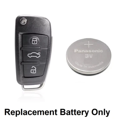 PANASONIC 2x KEY FOB REMOTE BATTERY AUDI A1 A2 A3 A4 A5 A6 A7 A8 S2 S3 S4 S5 TT Q5 Q7 SQ7