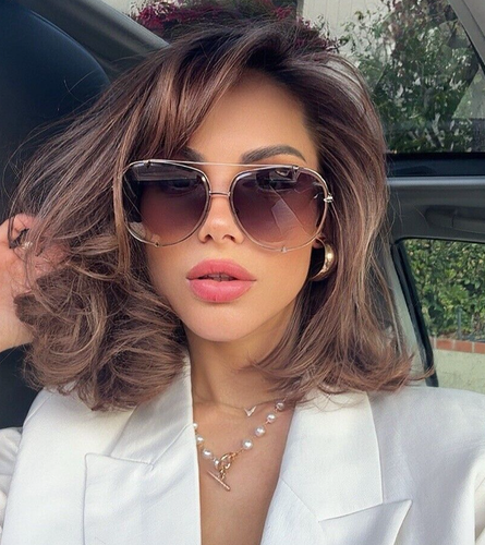 XL "TALON" OVERSIZED Women Sunglasses PILOT 100% UV PROTECTION high quality - Picture 51 of 51