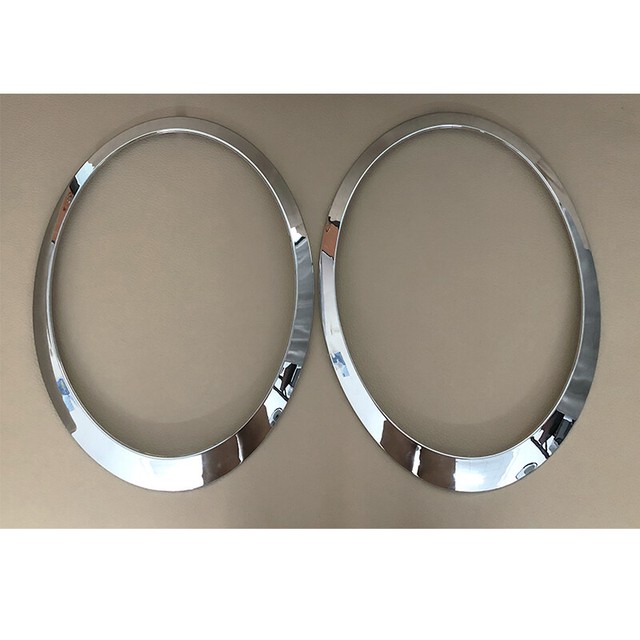 MINI COOPER 20072015 HEADLIGHT TRIM RING CHROME LEFT & RIGHT SIDE eBay