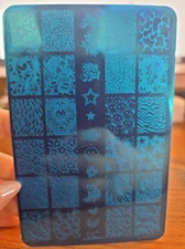 ⭐🌠🤩💫UBER CHIC NICE & NEGATIVE NAIL STAMPING PLATE! Make An Offer!  💫