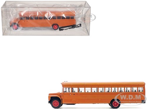 SCHOOL BUS ORANGE 1/87 (HO) MODEL BY PROMOTEX 006619 OR