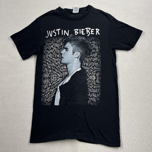 Justin Bieber Shirt Mens S Black Purpose World Tour 2016 Graphic Tee Music - Picture 1 of 8