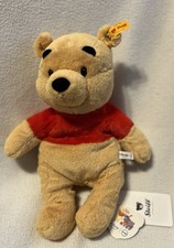 Disney Original Winnie the Pooh Plush by Steiff Official Stuffed New With Tag T2