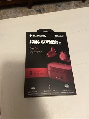 Skullcandy SESH EVO Wireless In-Ear Headset - Deep RED NEW NIB
