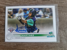 Angel Martinez Signed 2022 Topps Pro Debut Baseball Card #PD-188 Guardians