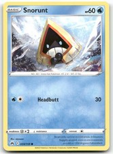 SNORUNT 034/159 COMMON CROWN ZENITH POKEMON NEAR MINT