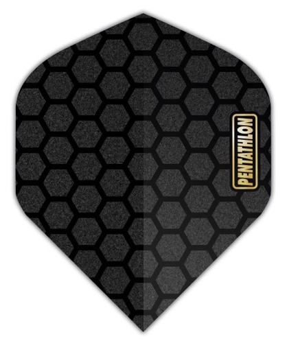 Tungsten Darts 90% Barrels Gold Coating, Stems & Pentathlon Flights 24g or 26g - Picture 16 of 18