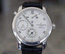 Vacheron Constantin Malte Dual Time Regulator White Gold Watch 42005/000G
