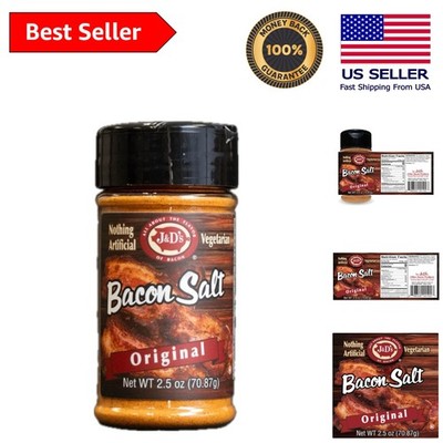 J&D's 2.6 Oz Bacon-Flavored Seasoning Salt -  & Vegetarian Delight