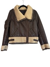 Vintage Members Only Sherpa Lined Women&rsquo;s Bomber Jacket Size Medium