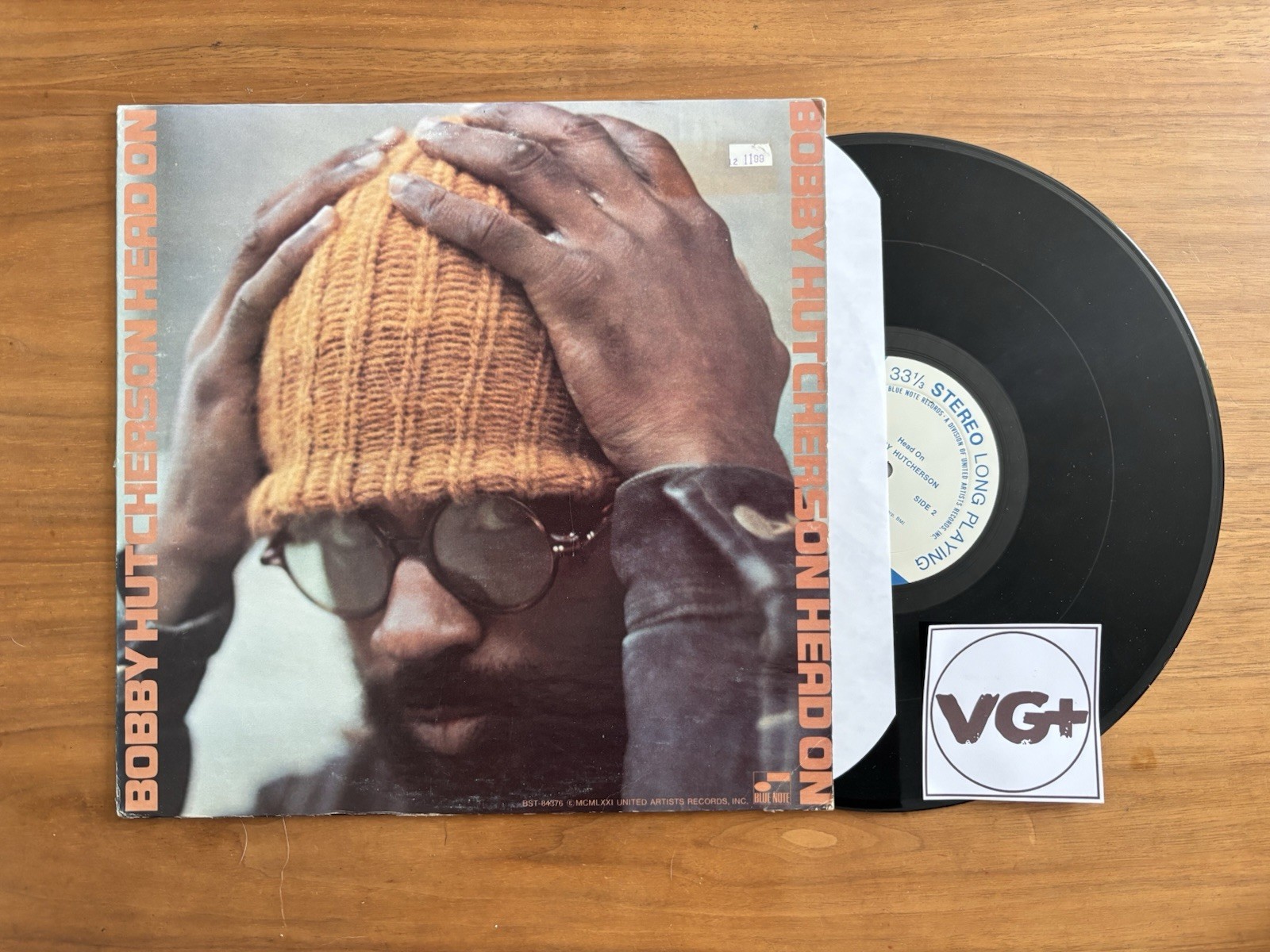 BOBBY HUTCHERSON Head On BLUE NOTE LP VG+ BST-84376