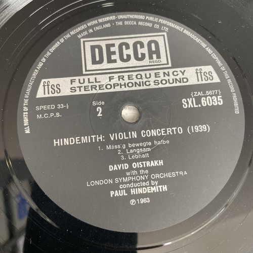 Very Rare Decca SXL 6035 Vinyl 1963 Hindemith/Oistrakh Bruch Scottish Fantasia - Picture 7 of 7