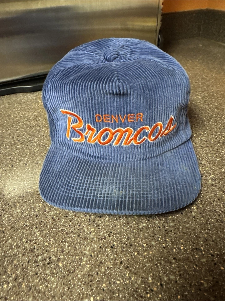 Sombrero SnapBack Pana Años 90 NFL DENVER BRONCOS THE CORD Talla OS Foto 3 de 4