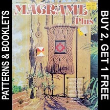 Vintage Craft Course Publishers "Macrame Plus" featuring 11 Macrame Projects