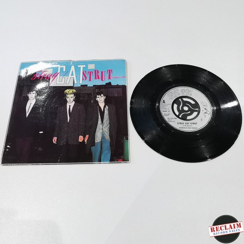 stray cats - stray cat strut 7" vinyl record VG