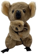 Vintage Dakin Momma Koala Bear With Baby Koala Hook Loop Hands 1978 10