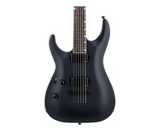 ESP LTD MH-1000 Baritone Left Handed - Black Satin - B-Stock