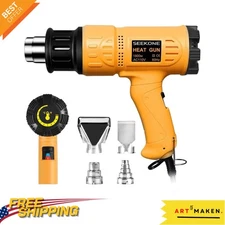 Ergonomic 1800W Heat Gun with Multiple Nozzles – Ultimate Tool for Every DIYer