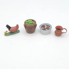 Farm & Kitchen Miniatures Lot Of 4