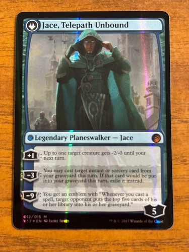 Jace, Vryn's Prodigy - Telepath Unbound - V17 - MTG - FOIL - 012/015 - Picture 3 of 4