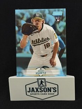 Nick Kurtz #9 Light Blue Base Parallel Athletics 2025 Stadium Club Baseball