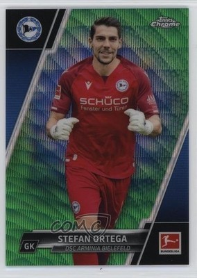 2021 Topps Chrome Bundesliga Green Wave Refractor 85/99 Stefan Ortega Moreno 9et
