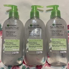 3~Garnier SkinActive Micellar Foaming Gel Cle...