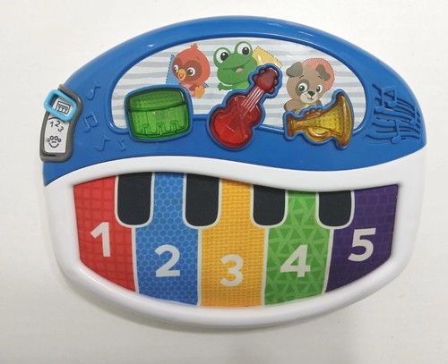 Piano Toy 3 Languages Music Numbers Animals Baby Einstein Discover and Play