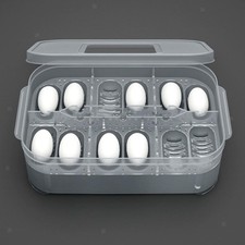 CM Reptile Egg  Box Hatching Container with  12-Egg Incubator Box Tray