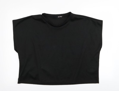 Misspap Damen T-Shirt schwarz Basic Größe L