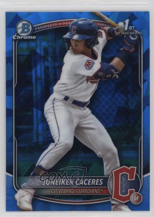 2025 Bowman Chrome Sapphire Edition Prospects Juneiker Caceres #BCP-231 09an