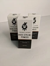 x3 Tribal Chimp Hair Styling Powder Volumizing Matte Finish 0.35 oz 10g Lot Of 3