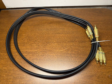 Gold Tipped RCA 3 Male Coaxial Audio Video Cables 6 Ft Blue Green Red