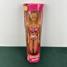 Vintage Barbie Hawaii Barbie Doll 1999 Mattel 24614 Bathing Suit - Beach New