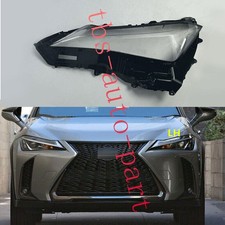 Fit For Lexus UX 300h 250h 200 2019-2025 Left Headlight Lens Cover+Sealant Glue