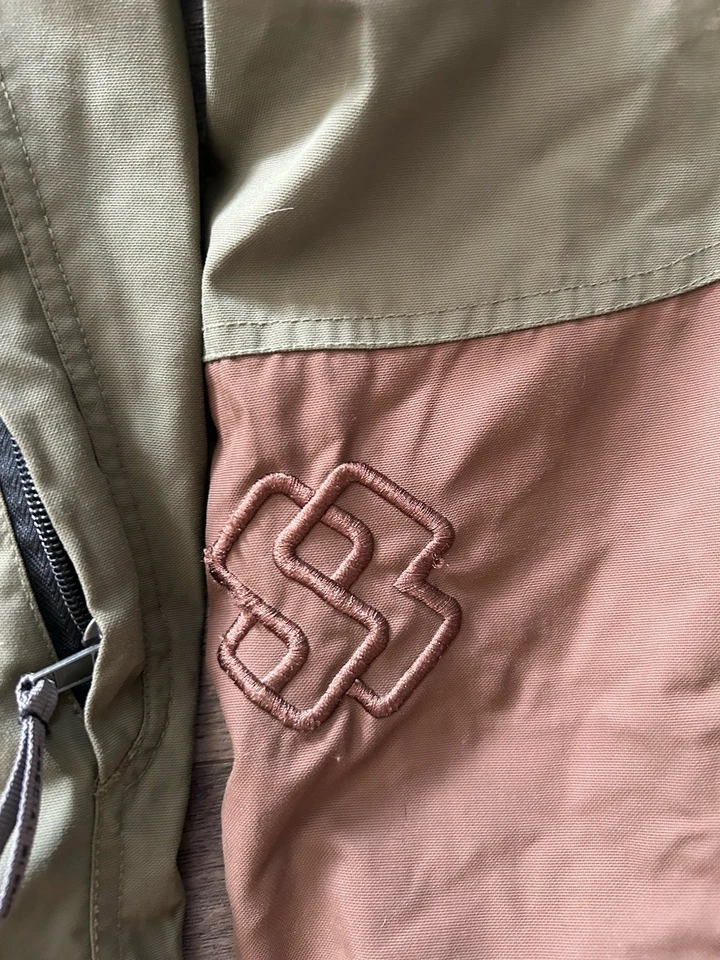 SPECIAL BLEND Men's Snow Jacket Removable Hoodie Tan Camo Size Medium - Image 4 of 4